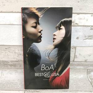 C042 CD DVD BoA BEST&USA 初回限定盤 2CD＋ 2DVD 95分収録 CD アルバム DVD未開封 ケース割あり