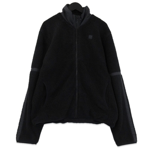 DIESEL ディーゼル フリースジャケット A16005RDEAF ジップアップブルゾン FZ HOODIE-OUT JACKET ブラック 黒 L 71010731