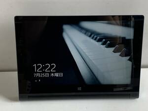 ⑤u847◆Lenovo◆ポータブルタブレット Portable Tablet Computer YOGA TABLET 2-1051F ブラック/黒 タブレットのみ 通電OK ジャンク