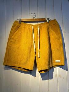 BANKS JOURNAL バンクス WSE0040 YAMBA DEEP MUSTARD XLサイズ メンズ　ショーツ ハーフパンツ 未使用　新品　正規品