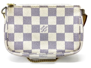 ◆◆【Louis Vuitton】ルイヴィトン ダミエアズール ミニ ポシェット アクセソワール ハンドバッグ ミニバッグ N58010 oi ◆◆