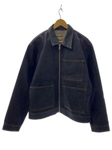 STUSSY◆Denim Zip Work Jacket/Gジャン/M/コットン/IDG/115682