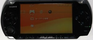 PSP, PSP-3000, ブラック, 中古,故障あり,バッテリーなし