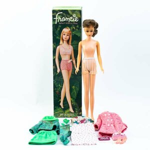 MATTEL マテル社 F1250 Francie フランシー 人形 Barbie バービー ドール 1965年 レア 希少 ヴィンテージ 箱付 #36530