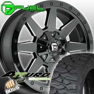 FUEL D597 WILDCAT ハマー H2 H1 HUMMER 新品 20インチマッドタイヤホイールセット ATTURO TRAIL BLADE BOSS LT325/60R20 35x13.0R20