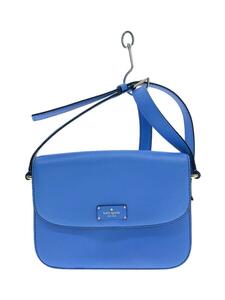 kate spade new york◆ショルダーバッグ/牛革/BLU