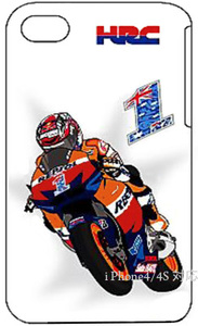 ■HRC REPSOL HONDA iPhone4/4Sケース ケーシー・ストーナー