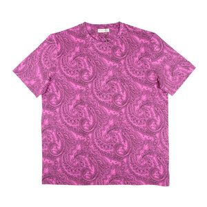 ETRO（エトロ） Uネック半袖Tシャツ U20 1Y820 5537 パープル S 【S31996】