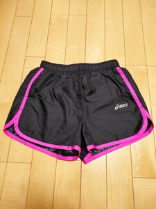 【美品】アシックスasicsレデイース ランニングパンツ ジョギングパンツ Sサイズ ブラック