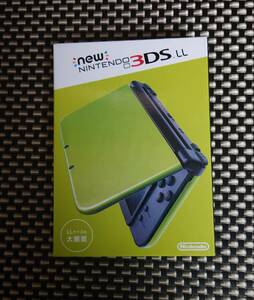 【未使用・新品】Newニンテンドー3DS LL ライム×ブラック new3dsll 純正 任天堂 Nintendo 2ds ll