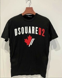 【IT6LDZMCHVG6】DSQUARED2 ディースクエアード Tシャツ ブラック コットン XS