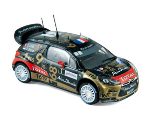 ■ノレブ 1/43 2013 シトロエンDS3 WRC #1 S.ローブ ラリーフランス