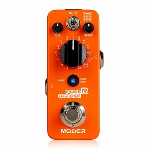 最落無し! Mooer　PURER OCTAVE　/ a47110　歪みのない正確なポリフォニックオクターブエフェクト　1円