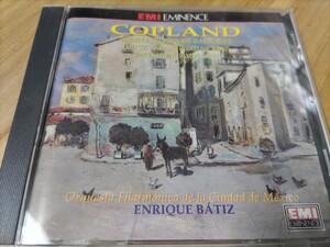 中古輸入CD コープランド: 静かな都市 ロデオ 舞踏交響曲 キューバ舞曲 他 エンリケ・バティス指揮