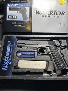 東京マルイ ガスブロ ナイトウォーリア NIGHT WARRIOR GBB ブローバック コルトガバメント 1911 meu m45