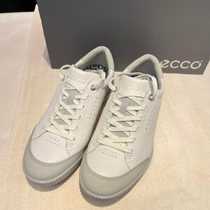 質マルタカ ecco エコー ストリートレトロ ゴルフシューズ スパイクレス 39 未使用