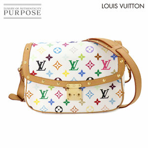 ルイ ヴィトン LOUIS VUITTON モノグラム マルチカラー ソローニュ ショルダー バッグ ブロン M92661 ホワイト Sologne 90252367