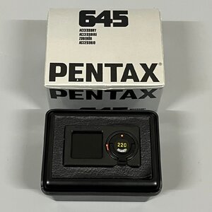 PENTAX ペンタックス フィルムバック 645 220 カメラ 機材　120405w/T9（R）