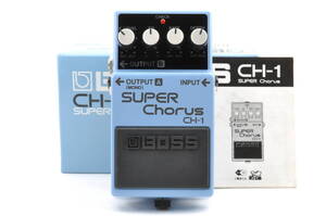 [KZK24]未使用 BOSS SUPER Chorus CH-1 ボス スーパー コーラス ギター コンパクトエフェクター 音響機器 周辺機器