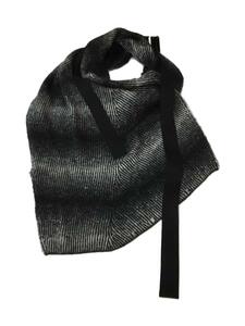 JULIUS◆Strap Stole/ストール/ウール/BLK/メンズ/727STU1/ユリウス