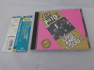 ライヴ アンド ラウド!! (LIVE AND LOUD)セックス・ピストルズ(Sex Pistols)CD/ライブ アルバム/パンク ロック バンド/グッズ/THE MODS