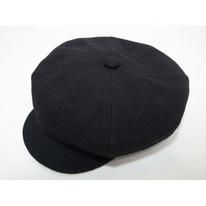 【送料無料 即決】New York HatニューヨークハットNewYorkHat USA製 Wool Spitfire ウール素材キャスケット 黒 ブラックXL 新品 アメリカ製