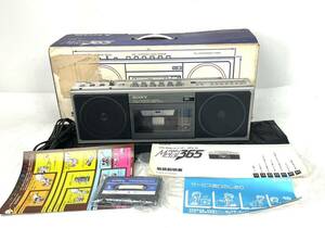 ●希少 SONY CFS-10 Metal365 FM/AMステレオラジオカセット 電子チューナー メモリー機能 元箱 取扱説明書 カセットテープ ソニー●
