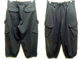 ◇即決[L]Y-3 GV2794 2021年 CLASSIC REFINED WOOL STRETCH CARGO PANTS ウール ミリタリー カーゴパンツ 軍パン ヨウジヤマモト■523