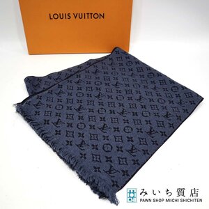 質屋 LV マフラー エシャルプ・モノグラム クラシック M78525 防寒 ウール ルイヴィトン LOUIS VUITTON M1563 みいち質店