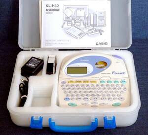 CASIO NAME LAND Fosset KL-H30 美品！動作品！