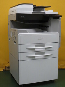 [A19800] ★印字少なめ★ リコー FAX 5520 A3 モノクロ複合機 コピー/FAX/プリンタ/スキャナ ★2段★RICOH FAXトナー ブラック 5520