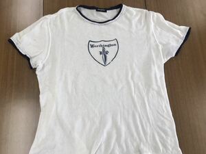 TRANS CONTINENTS（トランスコンチネンツ）Tシャツ　サイズ3 送料込み　古着　白系