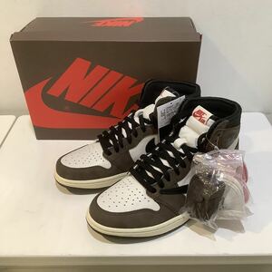 NIKE ナイキ CD4487-100 ×Travis Scott トラヴィススコット Air Jordan 1 Retro High OG エアジョーダン スニーカー 27.5cm 578695