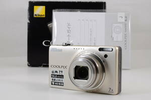 動作品 ニコン Nikon COOLPIX S6000 クールピクス コンパクトデジタルカメラ 箱 取説付 管MM0116