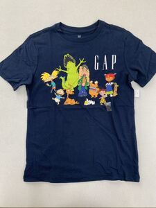 ■ＧＡＰ■新品■160■ギャップ■人気Ｔシャツ■アメコミ■ＵＳＡ■紺■ラス1