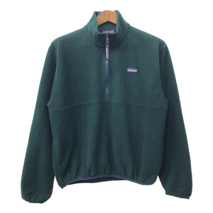 patagonia パタゴニア ハーフジップ フリースジャケット アウトドア グリーン (メンズ M) 中古 古着 Q3383