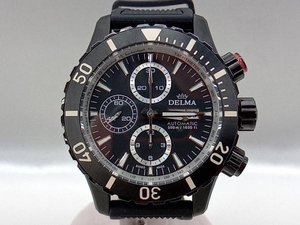 【DELMA】デルマ 腕時計 自動巻き 500m サファイアガラス メンズ 中古