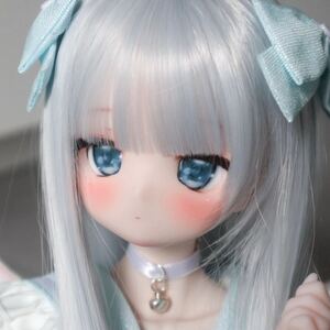 [raimuneca]DDH-01 セミホワイト肌 カスタムヘッド+アイ+ウィッグ