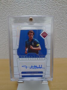 Panini National Treasures Soccer 2022 パオロ・マルディーニ Paolo Maldini Italy 直筆サインカード 76/99