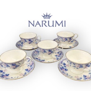 NARUMI　ナルミ　カップ&ソーサー　5客　AB7.6