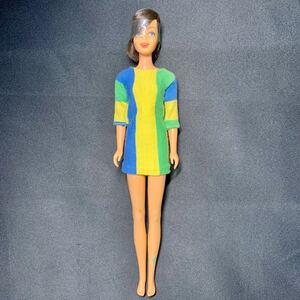 【希少】MATTEL マテル社 TWIGGY ツイッギー 1966年 ヴィンテージ 人形 ドール 日本製 フィギュア バービー 当時物 レトロ