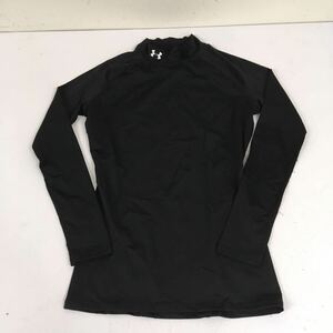 送料無料★UNDER ARMOUR アンダーアーマー★アンダーシャツ 長袖シャツ★SM ブラック　黒　レディース#60905smm