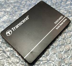 【中古パーツ】2.5 SATA SSD 1台　正常 Transend TS64GSSD42K 64GB 使用時間2989H■SSD3155