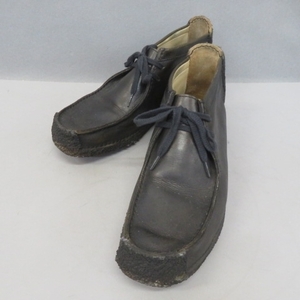 H251★Clarks クラークス アド ワラビー　シューズ 8 1/2 26.5cm相当 黒 1/20★A