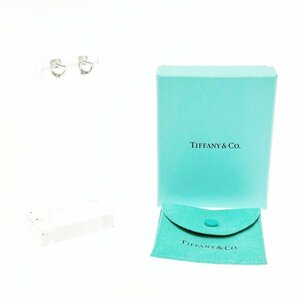 【1円スタート】【箱付き】TIFFANY&Co. ティファニー シルバー オープンハート 総重量1.5g 925刻印 ピアス 275697