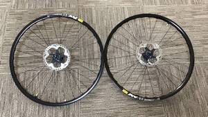 手組ホイール MAVIC マビック XM819 UST DISC 26インチ XTハブ 10速 9mmクイック 前100mm 後135mm Φ160ディスク付き