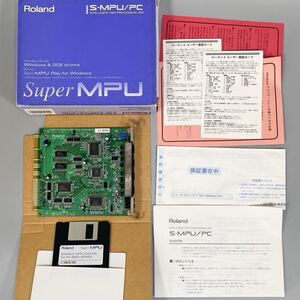 1円～ Roland PC-98 MIDIインターフェースT-# S-MPU/PC MAIN BOARD ASSY75125300 ローランド 箱説/FD付