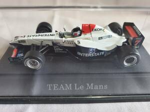 【1/43】　エブロ　フォーミュラ日本　TEAM　LE　MANS　（白/青）　