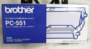 Ea1 00744 brother ブラザー パーソナル ファックス用 リボンカートリッジ PC-551