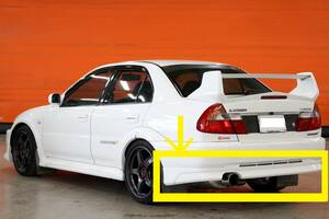 【希少☆三菱純正】リア エアダム EVO5 ホワイト CP9A ランサーエボリューションV リップ スポイラー スカート バンパー 白 エボ5 後ろ 